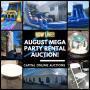 August Mega Party Rental And Amusement Auction With Assets From Sellers Across The US!