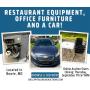 Restaurant Equipment, Office Furniture, And A Car!
