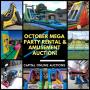 October's Mega Party Rental And Amusement Auction With Assets From Sellers Across The US