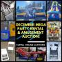 December Mega Party Rental And Amusement Auction!