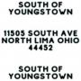 NORTH LIMA, OHIO (South of Youngstown)