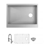 30" All-In-One Apron Mount Kitchen Sink Kit