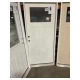 36" x 80" RH Fiberglass Craftsman Ext. Door