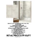 Shaw 12" x 24" Waterproof Vinyl Wall Tile x349 SF