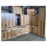 15pc. Silvercreek Hickory Shaker 42" Kitchen Set