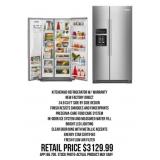 KitchenAid Refrigerator With Warranty
