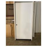 36" x 80" LH Steel Single Panel Exterior Door
