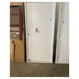 34" x 80" RH Steel Single Panel Exterior Door