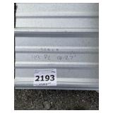 27Ft Galvanized Roofing/Siding x 1,323LF