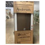 32" x 80" LH White FV Storm Door