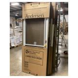 32" x 80" LH White FV Storm Door w/ Hardware