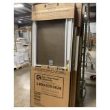 32" x 80" LH White FV Storm Door w/ Hardware