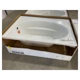 60" x 42" Fiberglass Drop-In Bathtub in White