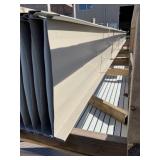 Vertical Seam Taupe Steel Siding x 1,375 LF