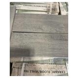 8in x 20in Gray Wood Look Porcelain tile x 360
