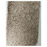 12 x 22.06 Light Brown Semi-Shag Carpet x 270SF