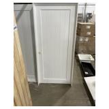 36" x 80" RH White 1-Panel Interior Door
