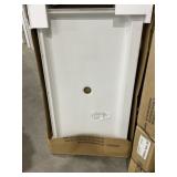 60" x 34" Shower Receptor with Center Drain