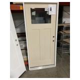 36" x 80" LH Fiberglass Craftsman Ext. Door