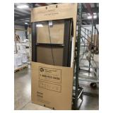 34" x 80" Reversible Bronze Storm Door w/ Hardware