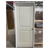30" x 80" LH 2-Panel MDF Interior Door in White