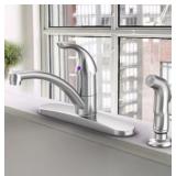 Project Source 1H Kitchen Faucet w/ Sprayer x 2