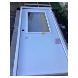 36" x 80" 1/2 Lite Steel Door