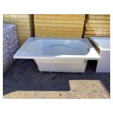 60" x 42" White Acrylic Drop-in Bathtub