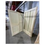 Mixed Size 2-Panel Poplar Interior Door Slabs x 10