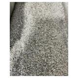 12 x 30 Gray and White Plush Carpet x 360Sq Ft