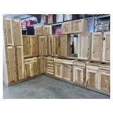 15pc. Silvercreek Hickory Shaker 36" Kitchen
