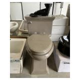 Kohler® Offset Elongated Toilet in Cashmere