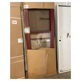 32" x 84" Cranberry Storm Door