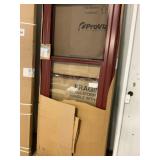 32" x 84" Cranberry Storm Door