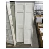32" x 80" Interior Double Pre-Hung Door in White