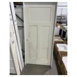 36" x 80" RH 3-Panel Interior Door in Tan