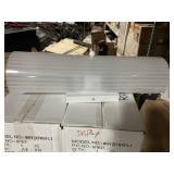 Flurescent Ribbed Vanity Light x 2