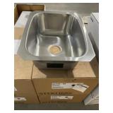 16" x 20" Stainless Steel Single Bowl Sink