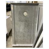 60" x 34" Composite Shower Base w LH Drain