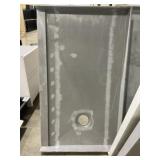 36" x 80" Composite Shower Base w RH Drain