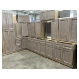 15pc. Silvercreek Winchester Gray 42" Kitchen
