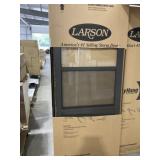 Larson® 36" x 80" High-View Storm Door in Brown