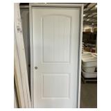 36" x 80" RH 2-Panel Arch Top FG Exterior Door