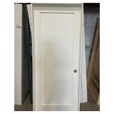 24" x 80" LH Single-Panel MDF Interior Door.