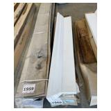 Primed White Fireplace Mantle / Shelf x 2