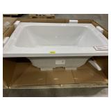 58-1/2" x 41" Drop-In Bathtub in White