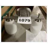 2-Bulb Vanity Light in Nickel