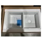 Elkay® 33" x 18" Fireclay Sink in White