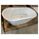 67"x31"x23" White Acrylic Soaking Tub