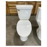 2-Piece Standard Round Toilet in White
